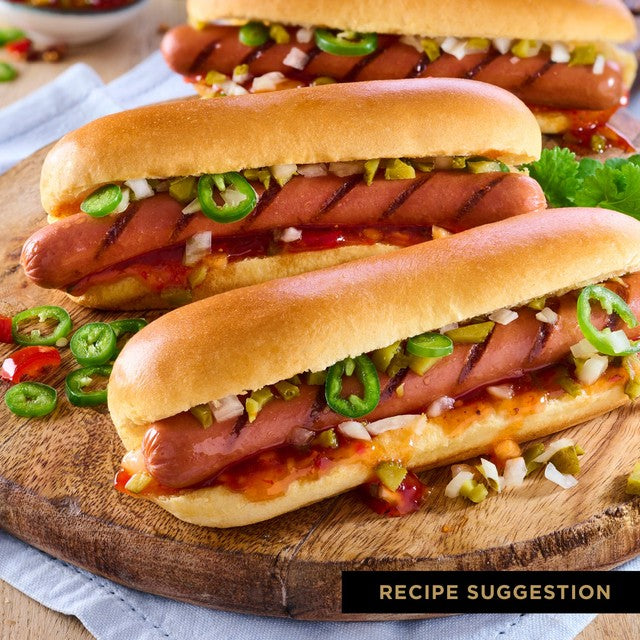 St Pierre Pre-Cut Brioche Hot Dog Rolls 4 Pack (British brand)