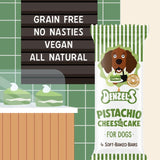 Denzel's pistachio cheesecake soft-baked dog treat bars 60g - British product