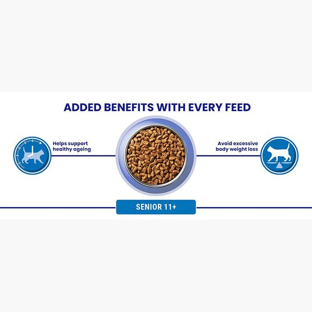 Purina One Senior Cat Food 750g, imported from the UK