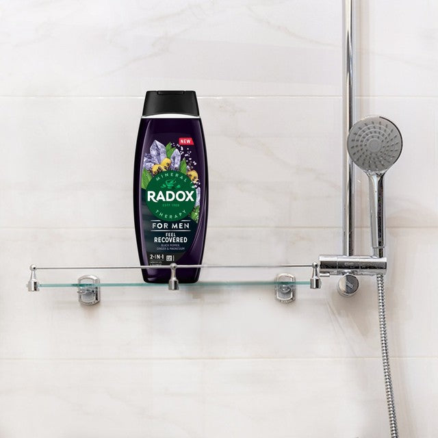 Radox Men Feel Recovered shower gel 450ml, imported from the UK