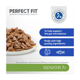 Perfect Fit senior cat food pouches mixed 12 x 85g, imported from the UK