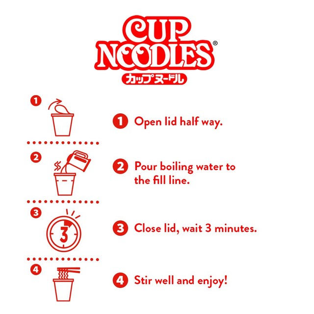 Nissin Cup Noodle Teriyaki Chicken instant noodle pot (British brand)