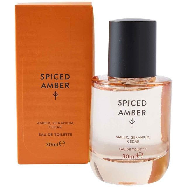 M&S Spiced Amber eau de toilette 30ml, imported from the UK