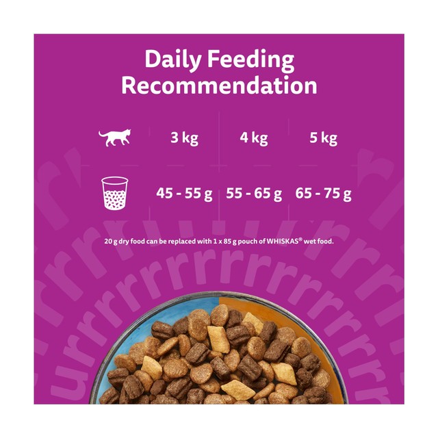 Whiskas dry cat food Surf & Turf 800g - British product