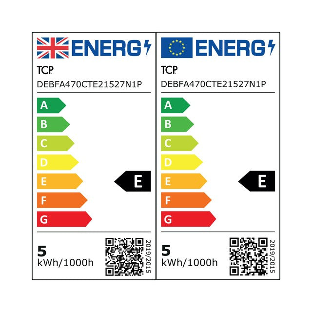 TCP E27 4.2W warm white light bulb (British brand)