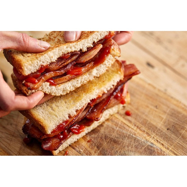 Jolly Hog smoked dry cured back bacon rashers 200g, UK version