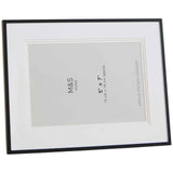 M&S layered mount photo frame black 5x7 inch (British brand)