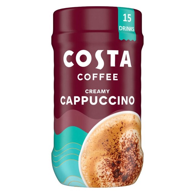 Costa cappuccino flavour instant coffee beverage 255g - British product
