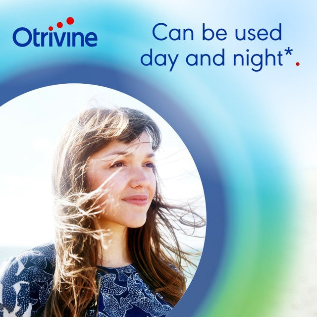 Otrivine Natural Eucalyptus Nasal Spray 20ml, imported from the UK
