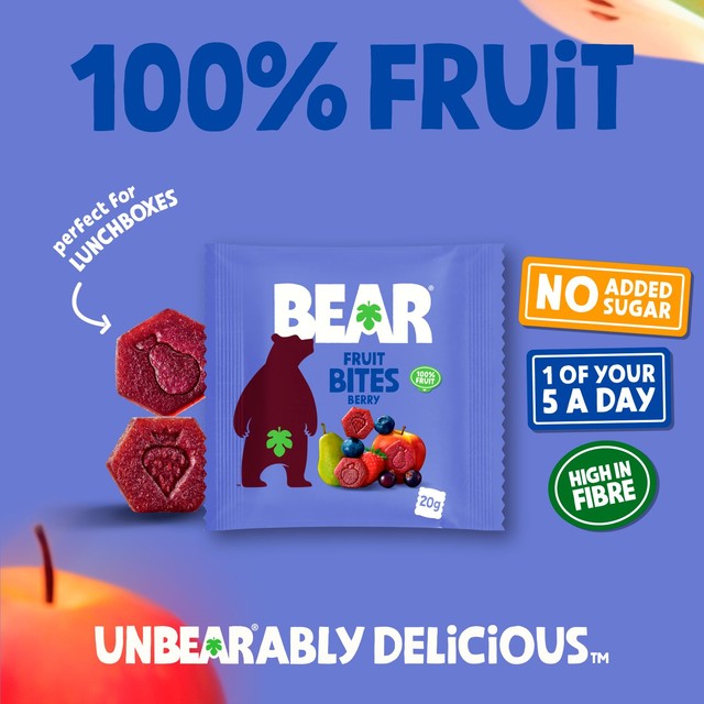 Urban Fruit Bear Berry Bites 5x20g - British product