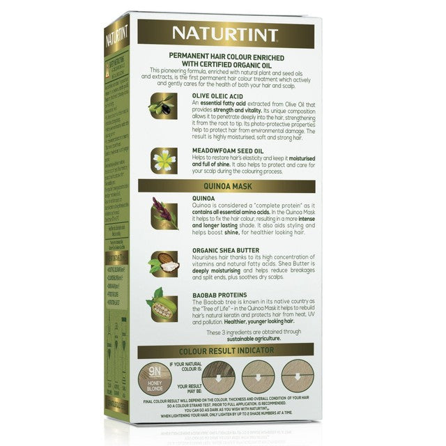 Naturtint hair colour gel Honey Blonde 60ml, imported from the UK