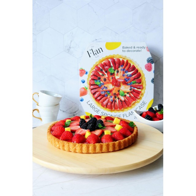 The Flan Co. Sponge Flan Case 200g (British brand)