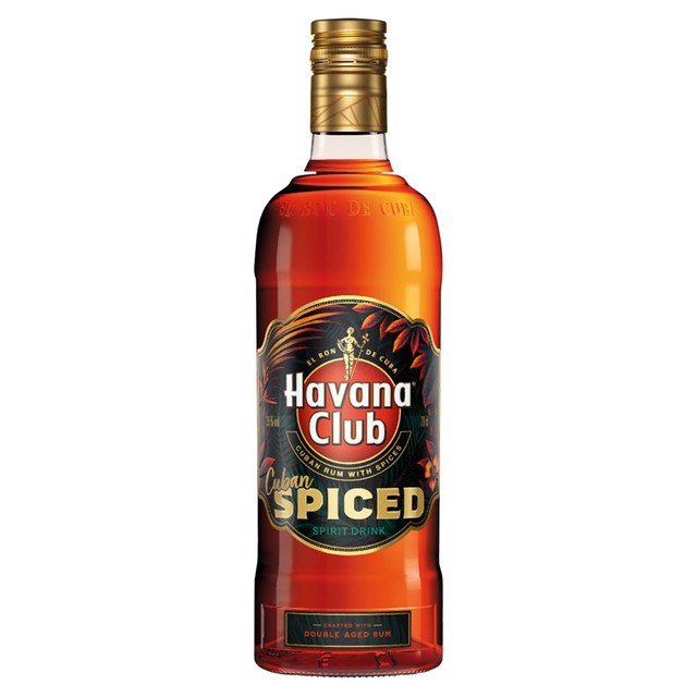 Havana Club Cuban Spiced Rum 70cl, UK version