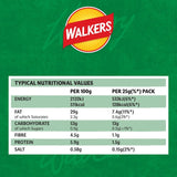 Walkers Lightly Salt & Vinegar potato crisps multipack (British brand)