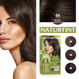 Naturtint Permanent Hair Colour Gel 4N Natural Chestnut, imported from the UK