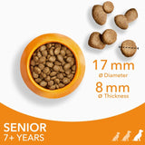 Iams senior large breed dog food with fresh chicken 12kg, UK version