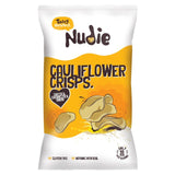 Nudie Cauliflower Crisps Cheese Caramelised Onion 80g (British brand)