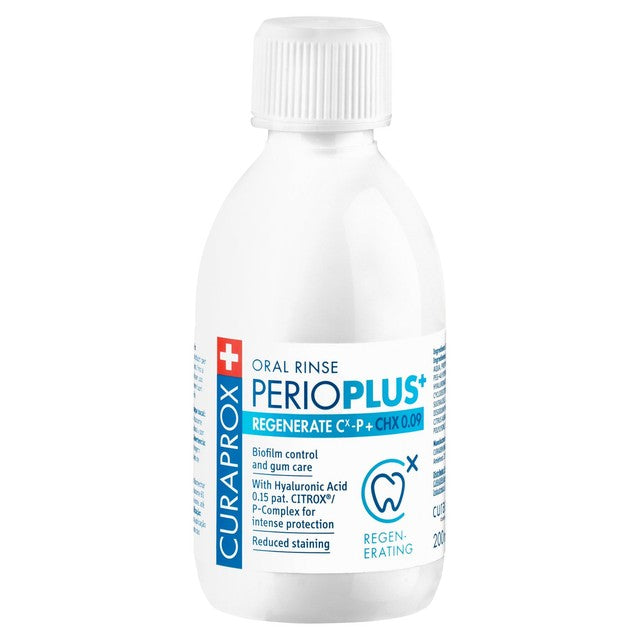 Curaprox PerioPlus Regenerate oral rinse 200ml - British product