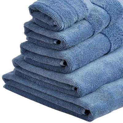 M&S Turkish Cotton Towel Denim Bath Sheet