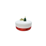 Anniversary House Christmas tree resin cake topper with motto, imported from the UK