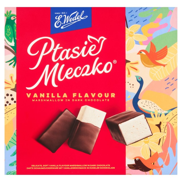 Wedel Vanilla Marshmallow Coated in Dark Chocolate 340g (British brand)