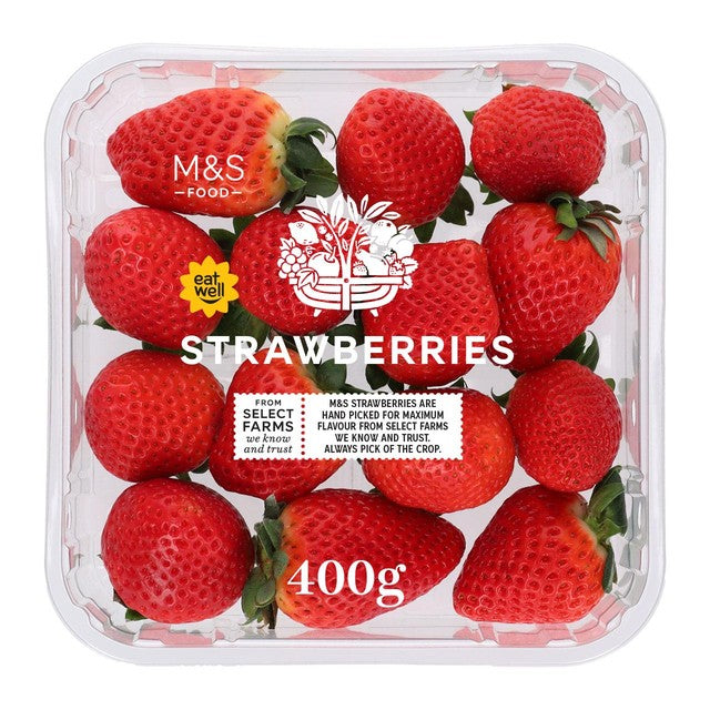 M&S XL strawberries 400g (British brand)
