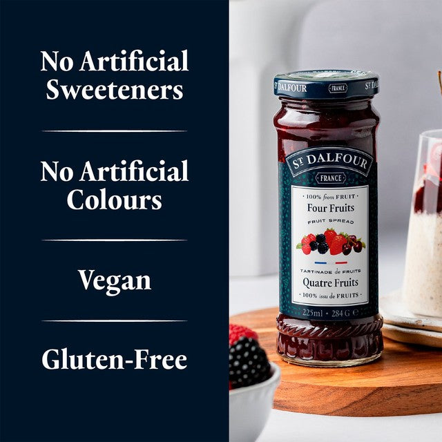 St Dalfour four fruits spread 284g - British product