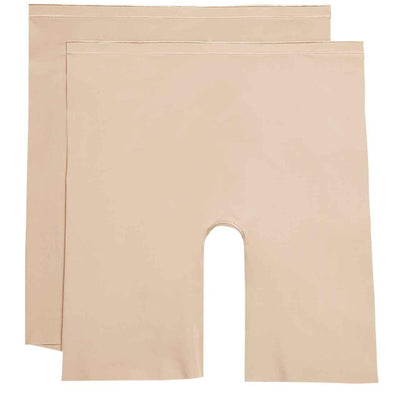 M&S Womens Light Control Thigh Slimmers Rose Quartz Shapewear Size 10