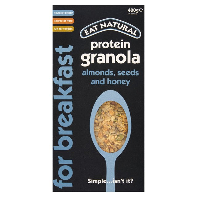 Eat Natural protein granola with almonds, seeds and honey - British product