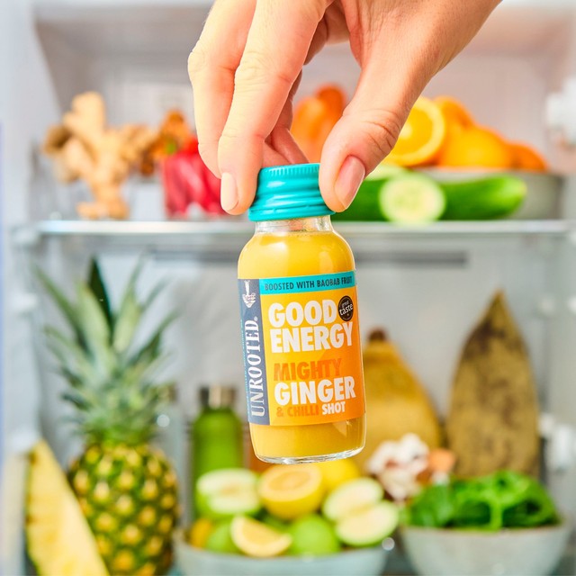 Unrooted Ginger Chilli Baobab health shot 60ml (British brand)