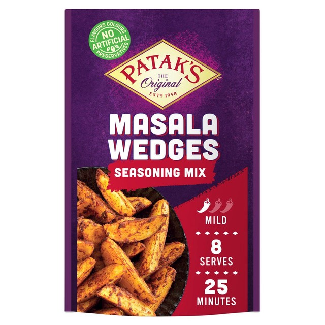 Pataks masala wedges spice mix, imported from the UK