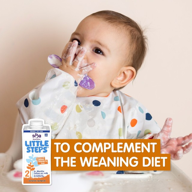 SMA follow-on baby milk ready-to-drink 200ml carton (British brand)