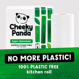 The Cheeky Panda bamboo kitchen rolls 2 pack (British brand)