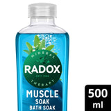 Radox muscle soak bath soak with sea minerals and sage 500ml, imported from the UK