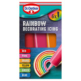 Dr. Oetker rainbow writing icing tubes 114g - British product