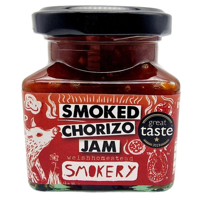 Welshstead Smokery smoked chorizo jam 128g (British brand)