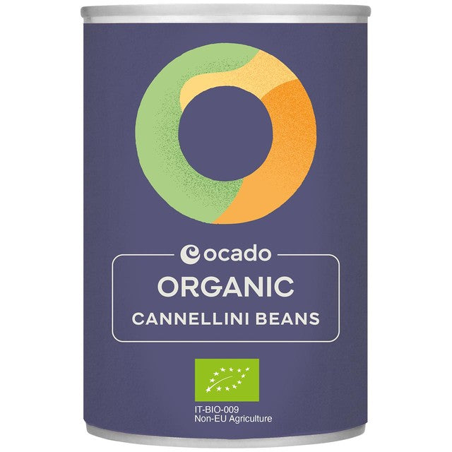 Ocado Organic Cannellini Beans in Water 400g, imported from the UK