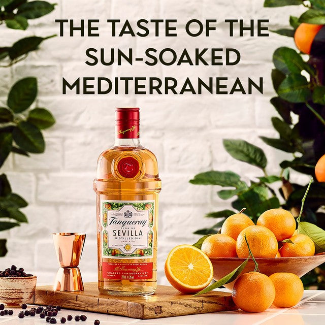 Tanqueray Flor de Sevilla flavoured gin 70cl (British brand)