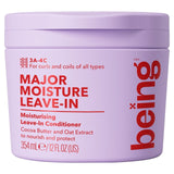 Being MAJOR MOISTURE leave-in conditioner for curls (British brand)