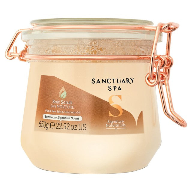 Sanctuary Spa Signature Natural Oils salt scrub 650g (British brand)