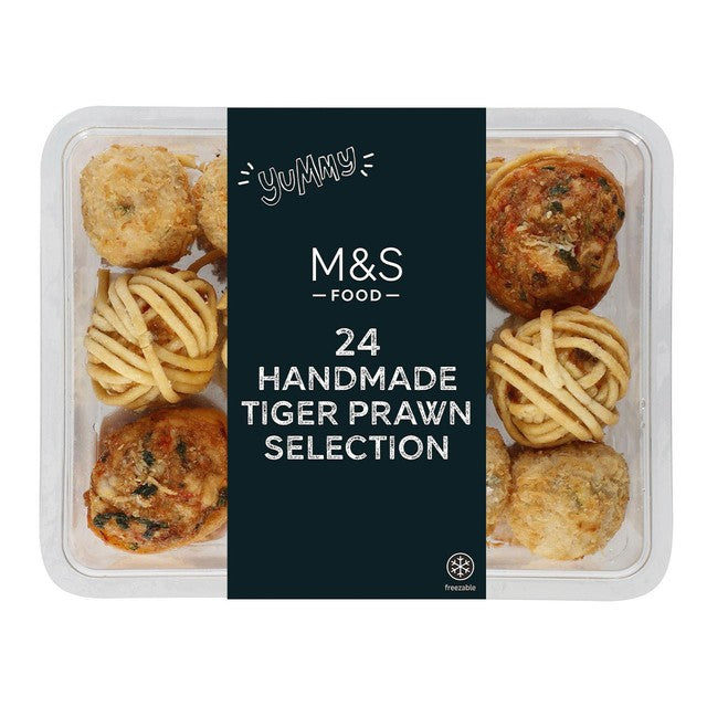 M&S tiger prawn dim sum selection 600g, imported from the UK