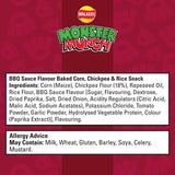 Monster Munch BBQ Sauce Chickpea Crisps multipack 120g, imported from the UK