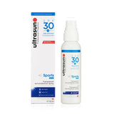 Ultrasun SPF 30 sports spray sunscreen 150ml (British brand)