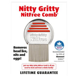Nitty Gritty nit comb for head lice removal, imported from the UK