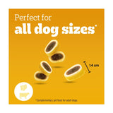 Pedigree Tasty Minis cheese and beef dog treats 140g, imported from the UK