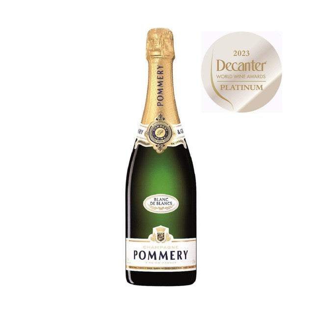 Pommery Apanage Blanc de Blanc Champagne 75cl, imported from the UK