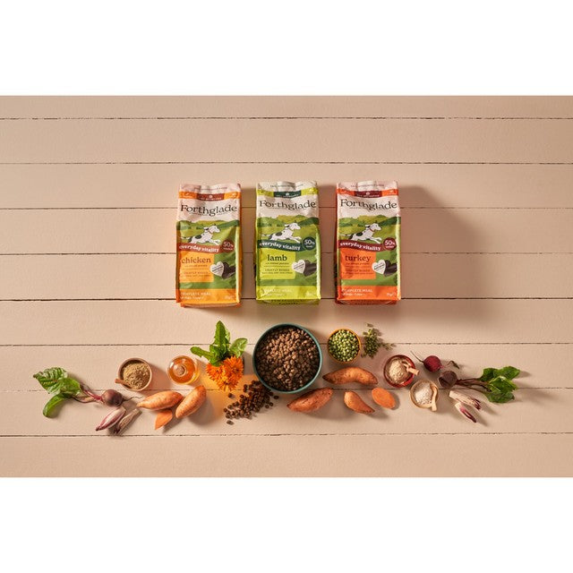 Forthglade dry dog food lamb with sweet potato 2kg - British product
