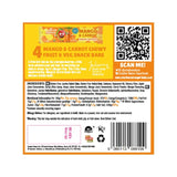 Creative Nature Mango & Carrot snack bars 4 x 25g, imported from the UK