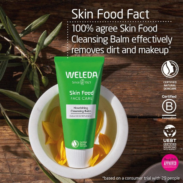 Weleda Skin Food Cleansing Balm hydrating face cleanser 75ml (British brand)