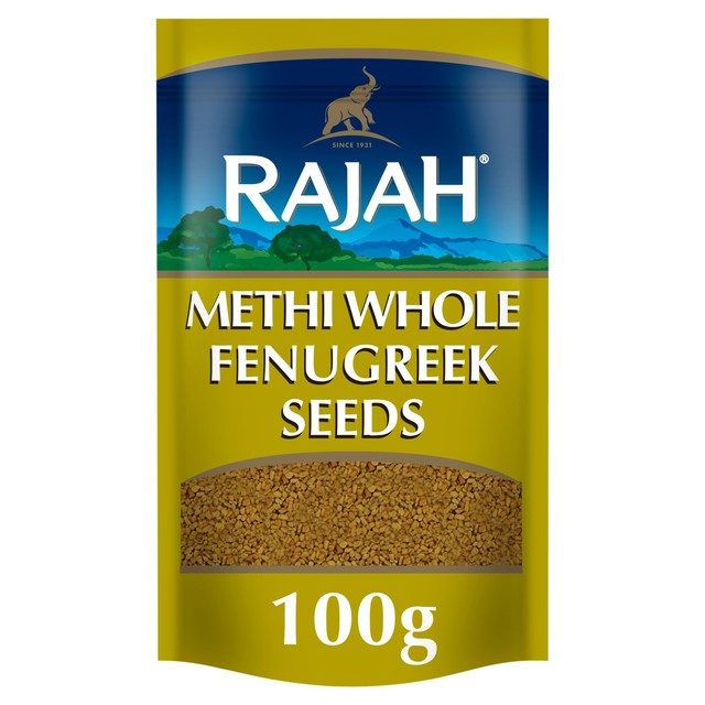 Rajah whole fenugreek seeds 100g, imported from the UK